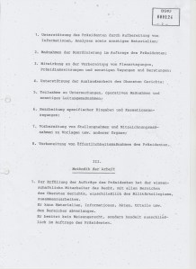 Die Aufgaben des Wissenschaftlichen Mitarbeiter der. Präsidenten Töpliz und Dr.Sarge